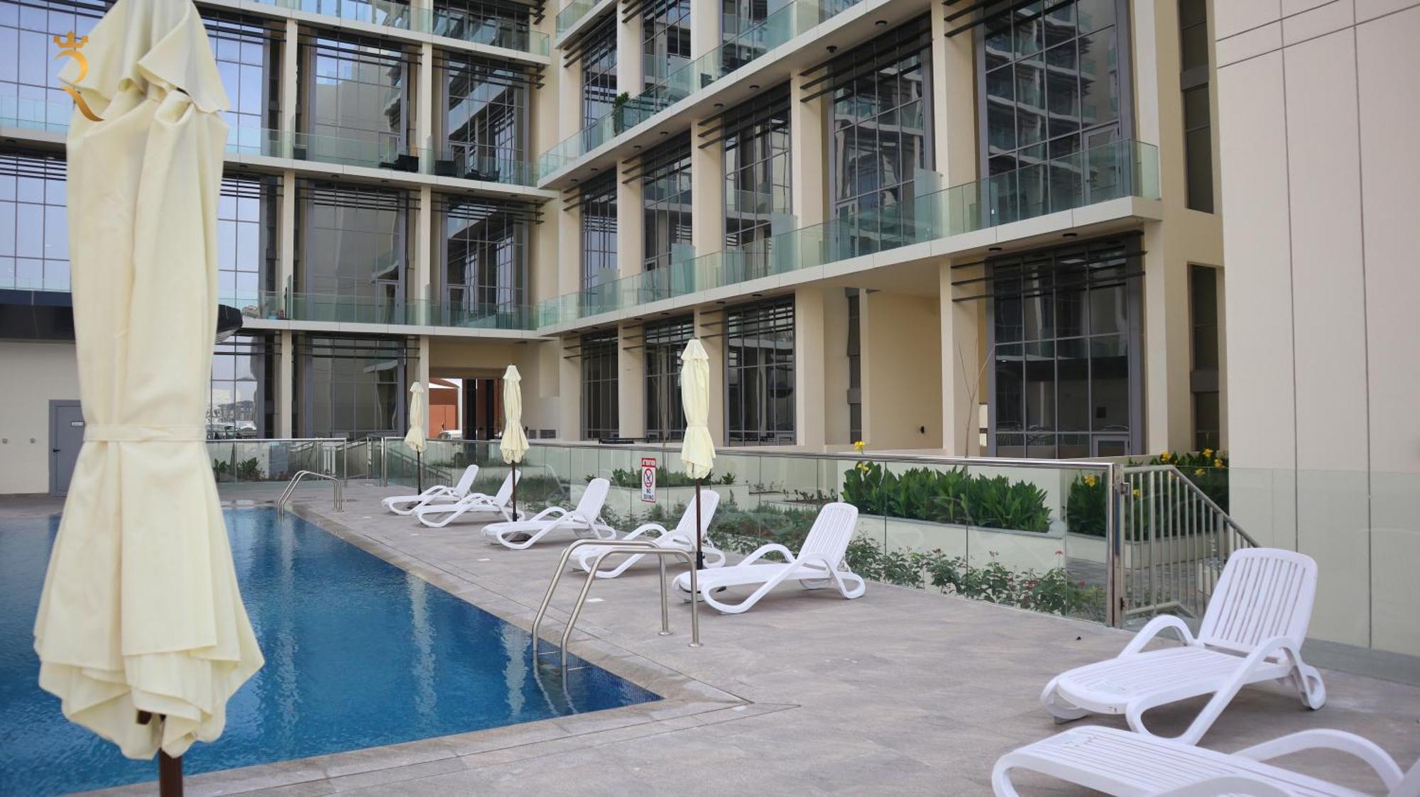 Duplex Elegance Retreat Transit - 2 Bedroom In Masdar City Abu Dhabi Exterior photo