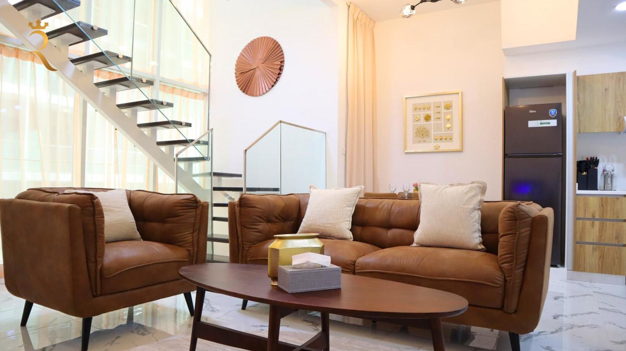 Duplex Elegance Retreat Transit - 2 Bedroom In Masdar City Abu Dhabi Exterior photo