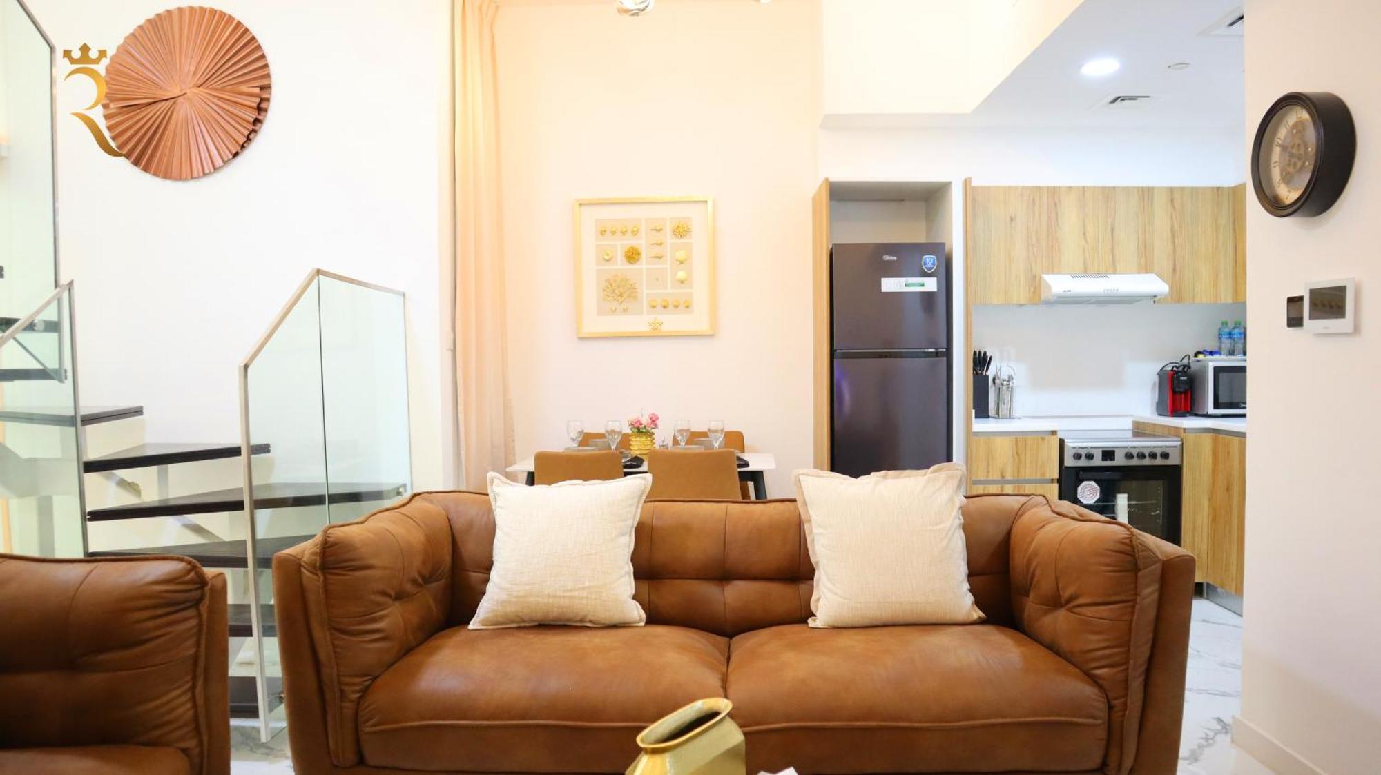 Duplex Elegance Retreat Transit - 2 Bedroom In Masdar City Abu Dhabi Exterior photo